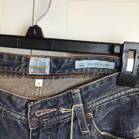 SALT Works Jeans St. Marks Straight Jeans Sz25 NWT - Picture 2 of 6
